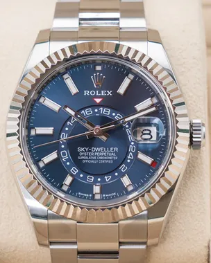 2023 Rolex Sky-Dweller 42MM Blue Dial Oyster Bracelet 2023 Rolex Sky-Dweller 42MM Blue Dial Oyster Bracelet