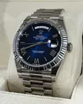 abc123 2025 Rolex Day-Date 40MM Blue 