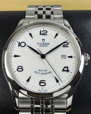 シルクロード Tudor 1926 Automatic 41 mm Silver Dial Men's Watch 91650