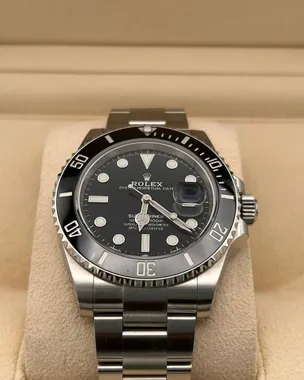 Rolex Submariner 41mm Date Steel Ceramic Black Dial