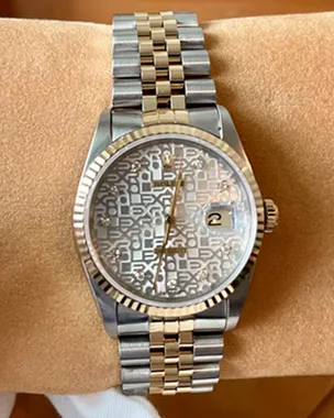 1988 Rolex Datejust 36 Anniversary Factory Diamond Two-Tone
