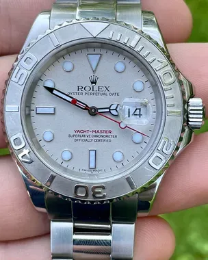 ROLEX Yacht-Master ステンレススチール シルバー Rolex Yacht-Master 40mm case made from platinum and