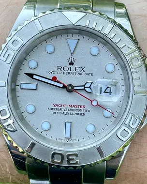 Rolex Yacht-Master 40MM Steel Silver Dial (16622) – Grailzee