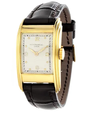 Patek Philippe Vintage Asymmetric Drivers 39MM Silver Dial