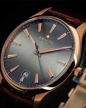 グラップル Zenith Elite Captain Rose Gold Grey Dial (18.2020.670/22