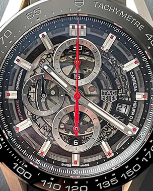 Tag Heuer Carrera Calibre Heuer 01 Steel Skeleton Dial