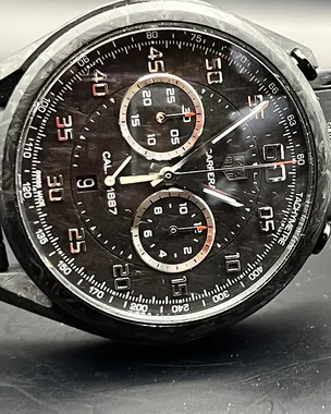 TAG Heuer Carrera Calibre 1887 Carbon Edition Black Dial