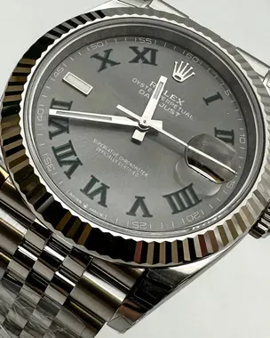 ウィンディ 2023 Rolex Datejust 41 Wimbledon Jubilee Bracelet Slate Dial