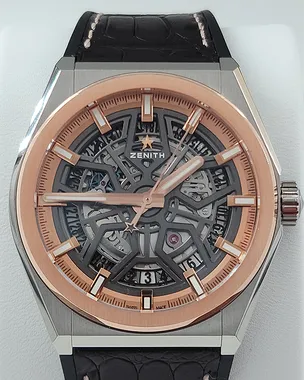 Zenith Defy Classic Titanium Rose Gold Skeleton Dial