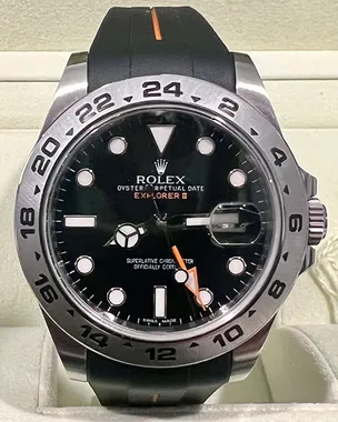 Rolex Explorer II ref. 216570 Black Dial - Full Set