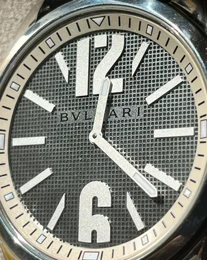 【BVLGARI】ブルガリ ソロテンポ ST42S ブルガリ ソロテンポ ST42S 黒文字盤 （中古時計）｜兵庫県伊丹