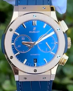 2021 Hublot Classic Fusion Chronograph 45MM Blue Dial