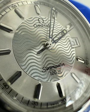 No Reserve - 1998 Omega Seamaster 120M 36.25MM Silver Dial