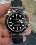 ぐく丸吉 Rolex Yacht-Master 40 126655 18kt Rose Gold Black OysterFlex