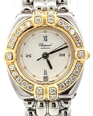 Chopard Gstaad 24MM Quartz White Dial Two-Tone Bracelet
