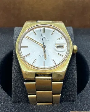 1971 Omega Genève Vintage 36MM Cream Dial Gold Plated