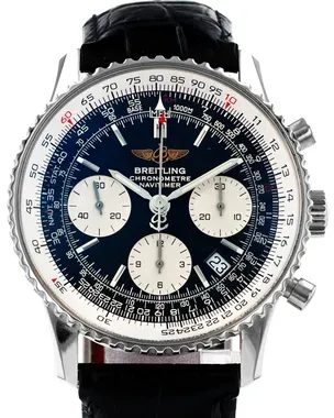 Breitling Navitimer A23322用革ベルト Breitling - Navitimer : A23322 : SOLD OUT : silver dial on