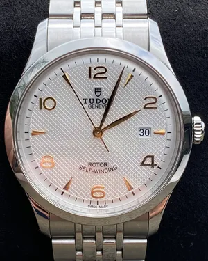 ホット セールの通販 1926 Tudor 2024 41MM (91650 Bracelet Steel Dial Silver 武具