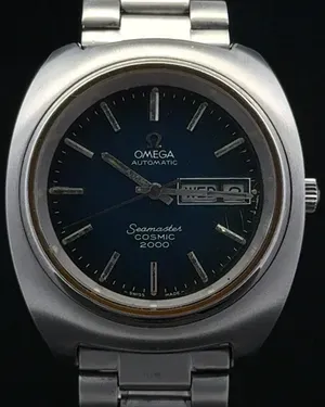 OMEGA Seamaster COSMIC 2000 自動巻き時計 Omega Seamaster Cosmic 2000 39MM Blue 