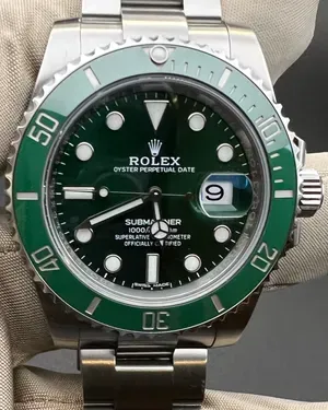 ROLEX SUBMARINER トラベルクロック グリーン Submariner All Green Hulk Style | Wall Clock | Wclocks