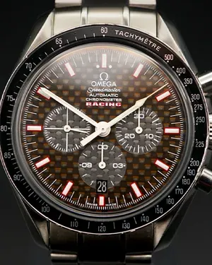 PALMO様用　LANE 50's ビンテージ アクレイムシリーズ サークルテー Omega Speedmaster Racing Chronometer 42MM Steel Black Dial
