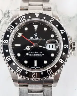 1999 (A Serial) Rolex GMT-Master 40MM Black Dial Oyster